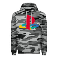 Slate Camo play station Premium Hoodie - minhPixels
