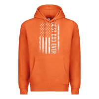 Carrot Father's Day Best Dad Ever American Flag Premium Hoodie - minhPixels
