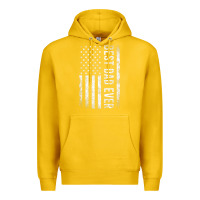Lemon Father's Day Best Dad Ever American Flag Premium Hoodie - minhPixels