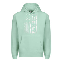 Seafoam Father's Day Best Dad Ever American Flag Premium Hoodie - minhPixels