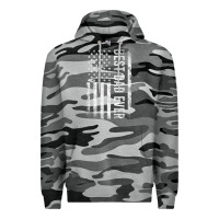 Slate Camo Father's Day Best Dad Ever American Flag Premium Hoodie - minhPixels
