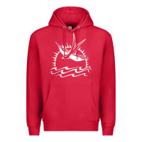 Cardinal Captain Jack Sparrow Tattoo WHITE Premium Hoodie - minhPixels