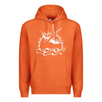 Carrot Captain Jack Sparrow Tattoo WHITE Premium Hoodie - minhPixels