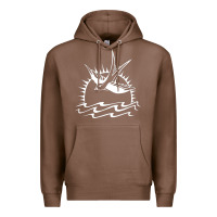 Chestnut Captain Jack Sparrow Tattoo WHITE Premium Hoodie - minhPixels