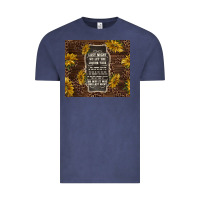 Vintage Denim we let the liquor talk with sunflowers Vintage Tee - TumblerDesignByShophia