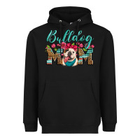 Black english bulldog mom Heavyweight Hoodie - Artiststas