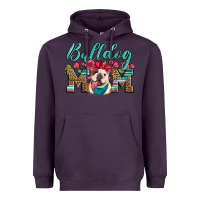 Plum english bulldog mom Heavyweight Hoodie - Artiststas