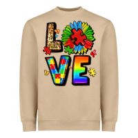 Mushroom autism love Heavyweight Sweatshirt - LillyAllenDesigns