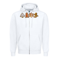 White christmas cookies Zipper Hoodie - LillyAllenDesigns