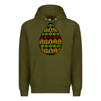 Army Green african masks teardrop Premium Hoodie - BundleAndBundleShop