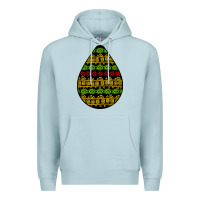 Blue Mist african masks teardrop Premium Hoodie - BundleAndBundleShop