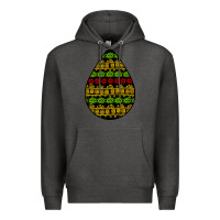 Charcoal Heather african masks teardrop Premium Hoodie - BundleAndBundleShop