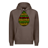 Coffee african masks teardrop Premium Hoodie - BundleAndBundleShop