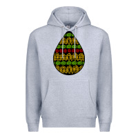 Heather Grey african masks teardrop Premium Hoodie - BundleAndBundleShop