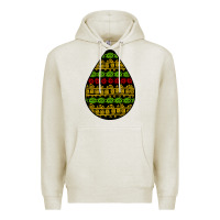 Oatmeal Heather african masks teardrop Premium Hoodie - BundleAndBundleShop