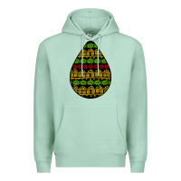 Seafoam african masks teardrop Premium Hoodie - BundleAndBundleShop