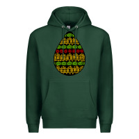 Sports Green african masks teardrop Premium Hoodie - BundleAndBundleShop