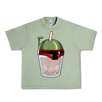 Oil Green bubble fett boba tea funny sci fi pun pearl milk tea gift t shirt Urban Heavy Tee - minhPixels