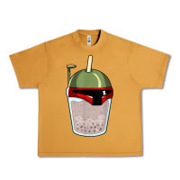 Peanut Butter bubble fett boba tea funny sci fi pun pearl milk tea gift t shirt Urban Heavy Tee - minhPixels