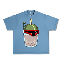 Pebble Blue bubble fett boba tea funny sci fi pun pearl milk tea gift t shirt Urban Heavy Tee - minhPixels