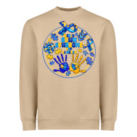 Mushroom World Down Syndrome Day Heavyweight Sweatshirt - CowhideDigitalArt