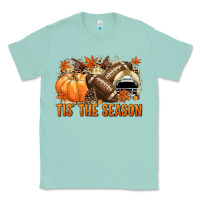 Tis' The Season Football And Light Yellow Helmet Classic Tee | Teevron