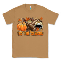 Toasted Coconut Tis' the season Football and light yellow helmet Classic Tee - NancyCooperArtShop