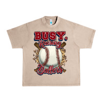 French Oak Busy raising ballers Urban Heavy Tee - HowdyJamesFarm