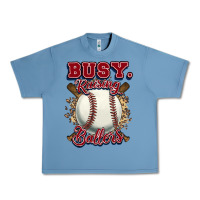 Pebble Blue Busy raising ballers Urban Heavy Tee - HowdyJamesFarm