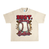 Sandshell Busy raising ballers Urban Heavy Tee - HowdyJamesFarm
