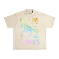 Sandshell Jesus And Horses, Horse Gifts For Girls, Women Urban Heavy Tee - minhPixels