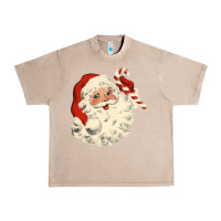 French Oak santa vintage face Urban Heavy Tee - minhPixels