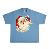 Pebble Blue santa vintage face Urban Heavy Tee - minhPixels