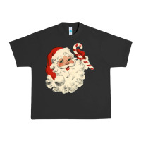 Santa Vintage Face Urban Heavy Tee | Teevron