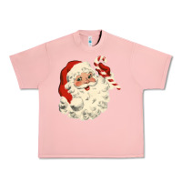Salmon santa vintage face Urban Heavy Tee - minhPixels