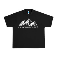 Black Canadian Rockies Gift Canada Rocky Mountains Souvenir Urban Heavy Tee - minhPixels