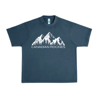 Midnight Navy Canadian Rockies Gift Canada Rocky Mountains Souvenir Urban Heavy Tee - minhPixels