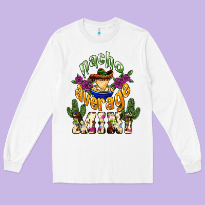 Nacho Average Mini Mexico Long Sleeve Tee Designed By Howdyjamesfarm