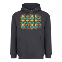 Smoke autism awareness background Heavyweight Hoodie - Artiststas