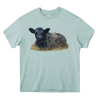 Arona Black Angus Calf Illustrations Heavy Core Tee - LillyAllenDesigns