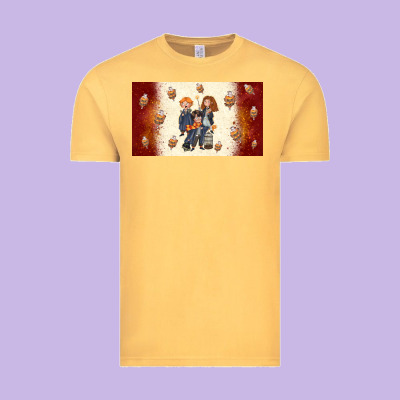 Cartoon Wizards Vintage Tee Designed By Tumblerdesignbyshophia