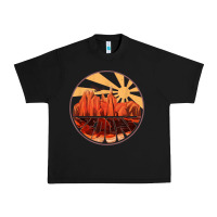 Black Retro Vintage Sedona Arizona Hiking Sunset Dawn Gift Urban Heavy Tee - minhPixels