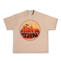 Burro Retro Vintage Sedona Arizona Hiking Sunset Dawn Gift Urban Heavy Tee - minhPixels