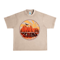 French Oak Retro Vintage Sedona Arizona Hiking Sunset Dawn Gift Urban Heavy Tee - minhPixels
