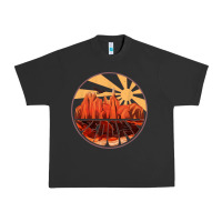 Pigment Black Retro Vintage Sedona Arizona Hiking Sunset Dawn Gift Urban Heavy Tee - minhPixels