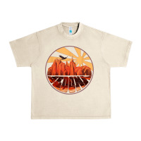 Sandshell Retro Vintage Sedona Arizona Hiking Sunset Dawn Gift Urban Heavy Tee - minhPixels