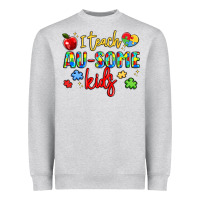 Heather Grey i teach au some kids Heavyweight Sweatshirt - LillyAllenDesigns