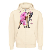 Sandshell Baby Hyena With Tutu Zipper Hoodie - LillyAllenDesigns