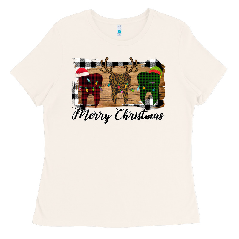 Merry Christmas Teeth Ladies Tee by Bettercallsaul | Teevron