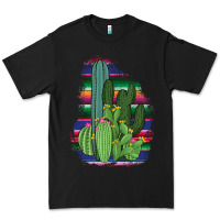 Black Western Serape Cactus Premium Tee - Bettercallsaul